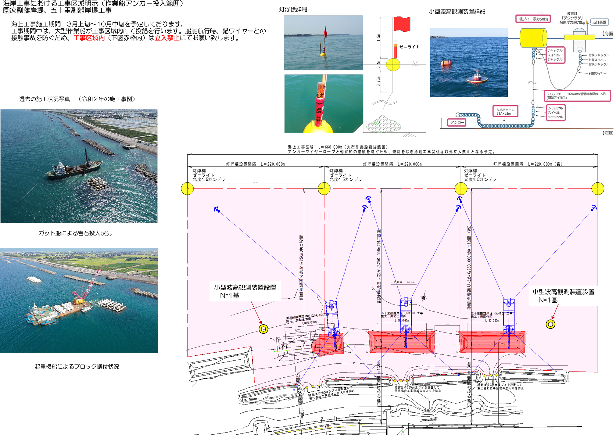 五十里副離岸提 工事区域明示1